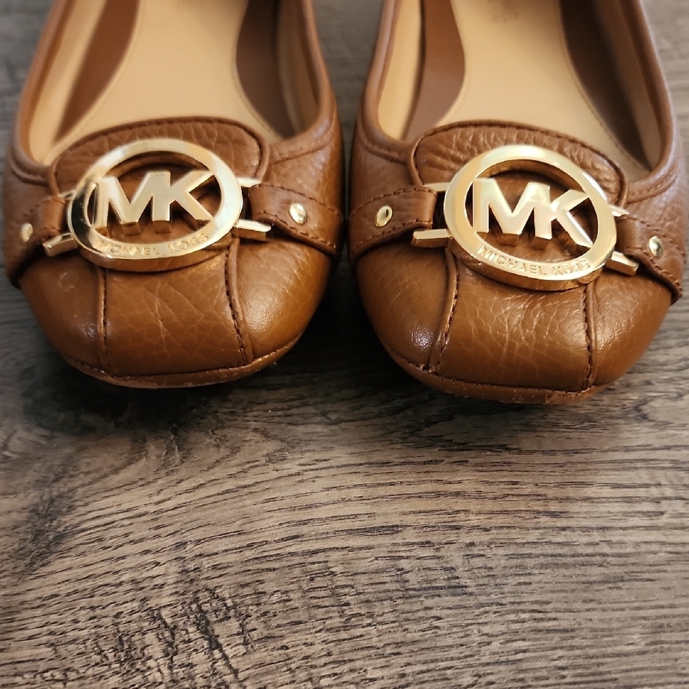Michael Kors Brown Fulton‎ Flats- Leather Size 6.5 - Picture 6 of 9